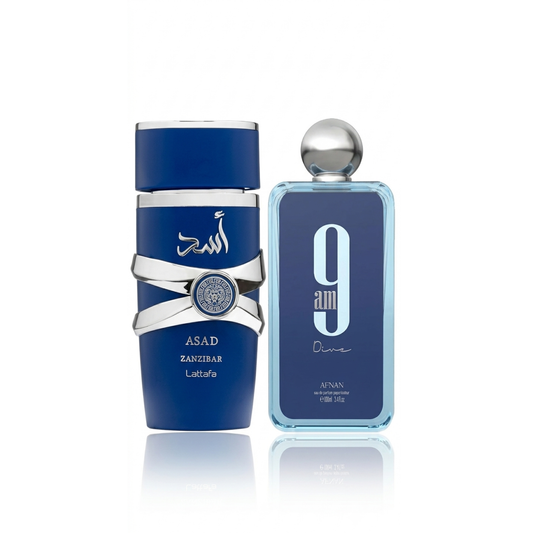 Set od 2 parfema | Lattafa Asad Zanzibar + Afnan 9AM 100ml