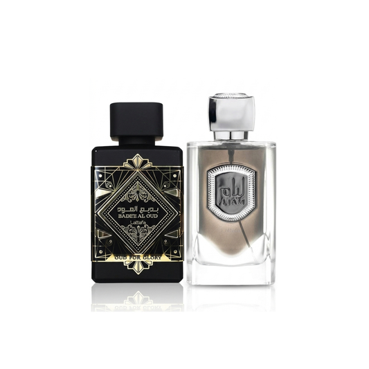 Set od 2 parfema | Lattafa Bade’e Al Oud Oud for Glory + Lattafa Liam Grey 100ml