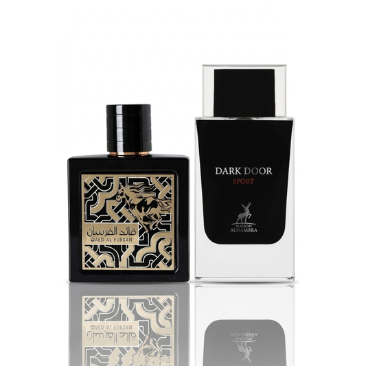Set od 2 parfema |Lattafa Qaed Al Fursan + Maison Alhambra Dark Door Sport 100ml